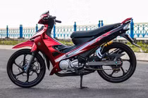 "Cá mập" Yamaha Z125 độ đồ chơi khủng của dân chơi Vĩnh Long