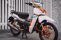 "Xế nổ" 17 triệu Honda Wave độ đồ chơi xịn tại Sài Gòn