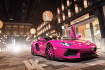 Siêu xe Lamborghini Aventador màu hồng "hàng độc" ở Tokyo