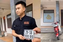 Honda Cub trúng biển "ngũ quý 9" ở Hà Nội không dưới 450 triệu đồng