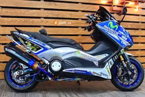 Xe tay ga Yamaha TMax độ Movistar "siêu độc, siêu chất"