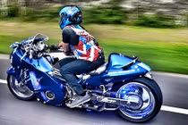 “Thần gió” Suzuki Hayabusa độ khủng full crom siêu chất