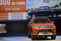 Doanh số Toyota tại Việt Nam giảm mạnh trong tháng 10