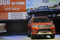 Doanh số Toyota tại Việt Nam giảm mạnh trong tháng 10