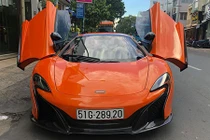 Siêu xe McLaren 650S Spider 16 tỷ độ mâm "khủng" ở Sài Gòn 