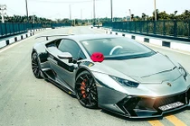 Siêu xe Huracan khủng nhất VN độ mâm 240 triệu đồng