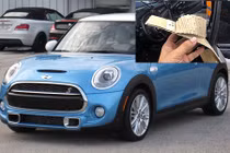 Trần xe sang MINI Cooper S tại Việt Nam bằng giấy các tông
