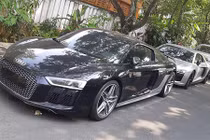 Đại gia Đặng Lê Nguyên Vũ “tậu” cặp đôi siêu xe Audi R8 mới 
