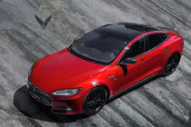 Tesla Model S độ “full đỏ, đen” cực độc của Vilner