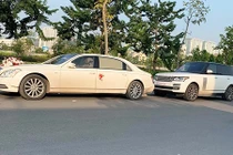 Xem dàn xe ôtô rước dâu hơn 100 tỷ tại Quảng Ninh