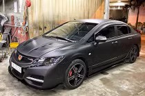 Thợ Sài Gòn độ Honda Civic cũ như siêu xe chỉ 215 triệu 