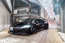 Xe ôtô thể thao Honda NSX phong cách chiến đấu cơ