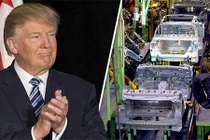 Các hãng ôtô kêu trời vì mức thuế của tổng thống Trump