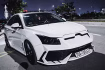 Sedan Chevrolet Cruze độ siêu xe của dân chơi Tây Ninh 