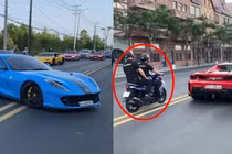 Sự kiện siêu xe trăm tỷ của Hoàng Kim Khánh lộn xộn, vi phạm ATGT