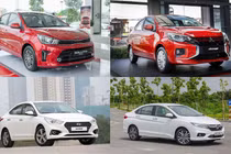 Giá lăn bánh sedan hạng B tại Việt Nam giảm gần 40 triệu đồng