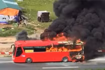 Cục đăng kiểm khuyến cáo về tình trạng cháy xe mùa nắng nóng