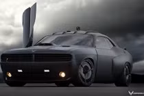 Máy bay tàng hình 4 bánh trên cạn Dodge Challenger 