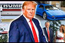 “Soi” dàn xe xa hoa của vợ chồng tỷ phú Donald Trump