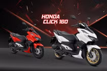 Honda Click 160 2025 ra mắt "sát vách" Việt Nam, từ 82 triệu đồng