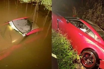 Nissan GT-R Liberty Walk "chết đuối' trên sông Mỹ