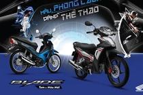 Thay tem mới, xe máy Honda Blade tăng giá thêm 200 nghìn đồng