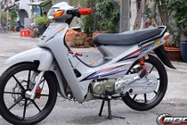 Choáng với Honda Wave độ động cơ 190cc ở Sài Gòn