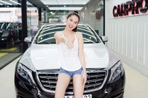 "Nữ hoàng nội y" Ngọc Trinh độ Mercedes-Maybach S500 giá 11 tỷ