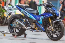 Soi xe máy Yamaha Exciter 150 độ “khủng” tại Sài Gòn