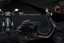 Chi tiết Vespa Sprint Carbon mới giá 76,5 triệu tại VN