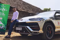 Minh Nhựa cầm lái Lamborghini Urus hơn 23 tỷ đến Tây Nguyên