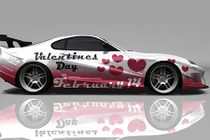 Những chiếc xe ôtô “siêu ấn tượng” ngày Valentine 14/2