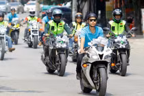 Cận cảnh dàn môtô “khủng” tại “siêu đám cưới” ở Hà Tĩnh