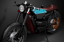 Môtô điện Honda cafe racer chạy 120km/1 lần xạc 