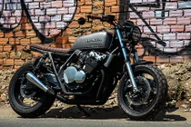 Honda CB400SF 15 tuổi độ tracker bởi thợ Sài Gòn