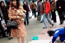 Bắt người ăn xin kêu chó bằng cha, "quý bà" nhận kết không ngờ