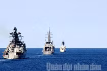 Tàu Việt Nam, nước ngoài diễn tập KOMODO trên Biển Đông
