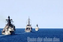 Tàu Việt Nam, nước ngoài diễn tập KOMODO trên Biển Đông
