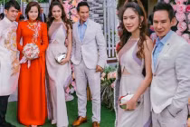 Bà xã Lý Hải mỗi lần đi đám cưới ăn diện đều đơn giản nhưng vẫn lấn át cô dâu