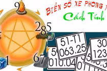 Tính biển số xe đẹp theo phong thủy hút tài lộc