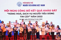 Công bố “Hàng hóa, dịch vụ người tiêu dùng tin cậy” năm 2022