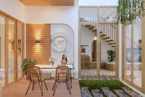 Ngôi nhà ở quê sử dụng không gian mở, cuộc sống chan hòa với thiên nhiên