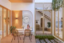 Ngôi nhà ở quê sử dụng không gian mở, cuộc sống chan hòa với thiên nhiên