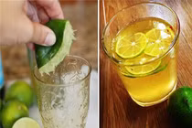 Đừng dại mà mắc lỗi này khi uống nước chanh buổi tối