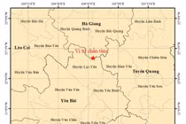 Động đất mạnh 3,5 độ richte gây rung lắc mạnh ở Yên Bái