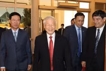 Hình ảnh lễ công bố quyết định phân công Ủy viên Bộ Chính trị