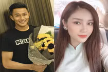 Bạn gái đẹp ngất ngây của chàng thủ môn Văn Biểu