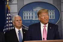 Tổng thống, Phó Tổng thống Mỹ phải giữ khoảng cách phòng COVID-19