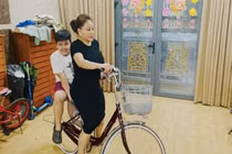 Lê Giang khoe biệt thự rộng có thể chạy xe đạp tập thể dục 