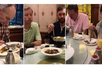 Khách Tây đi ăn đồ Trung Quốc nhưng lại chia mỗi người một món